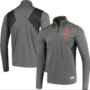 Under Armour Houston Rockets NBA Combine Half Zip Athletic Pullover Men 2XL NWT